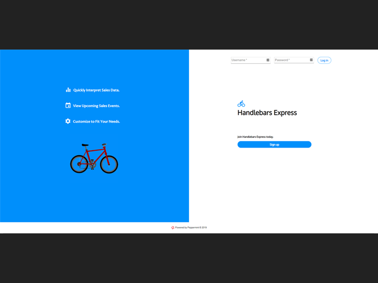 Peppermint Sales Dashboard